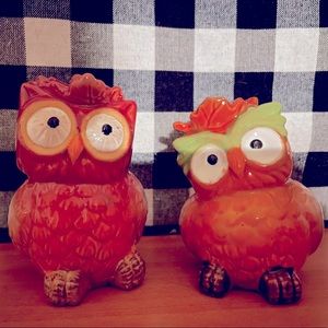 Owl salt/pepper shakers